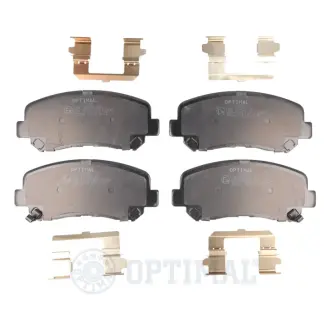 Передні тормозні (гальмівні) колодки OPTIMAL BP12590