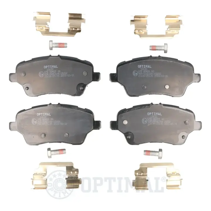 Передні тормозні (гальмівні) колодки OPTIMAL BP12632 (фото 1)