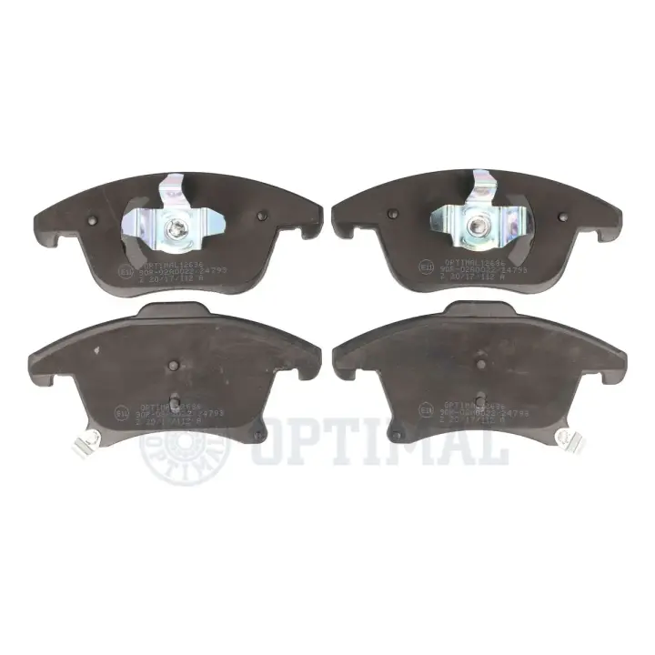 Передні тормозні (гальмівні) колодки OPTIMAL BP-12636 (фото 1)