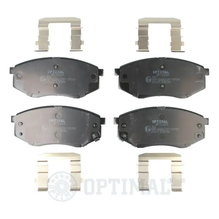 Передні тормозні (гальмівні) колодки OPTIMAL BP12664 (фото 1)