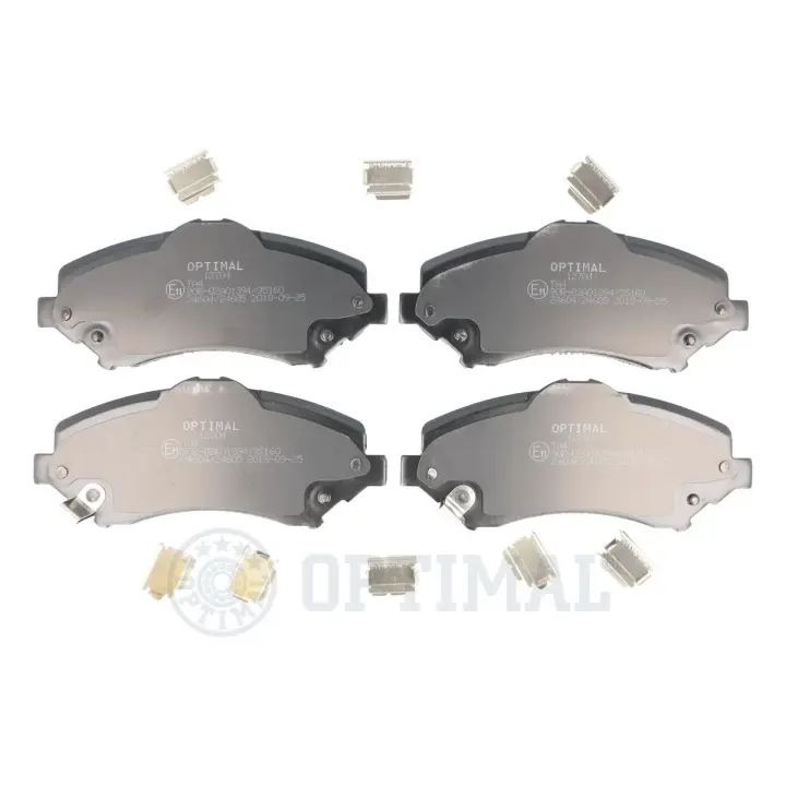 Передні тормозні (гальмівні) колодки OPTIMAL BP12704 (фото 1)