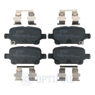 Задні тормозні (гальмівні) колодки optimal BP12744