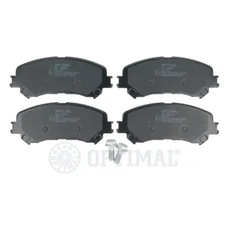Передние тормозные колодки OPTIMAL BP12829