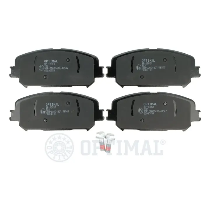 Передні тормозні (гальмівні) колодки OPTIMAL BP12851 (фото 1)