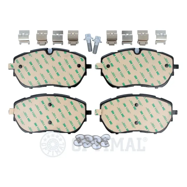 Передні тормозні (гальмівні) колодки OPTIMAL BP-12856 (фото 1)