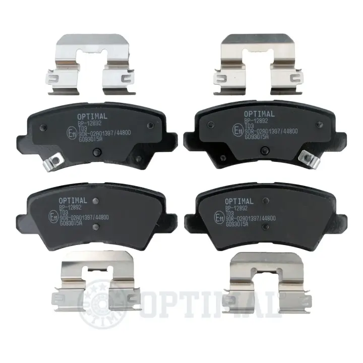 Гальмівні колодки дискові OPTIMAL BP-12892 (фото 1)