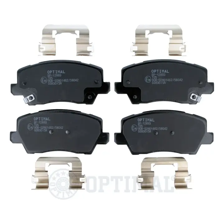 Передні тормозні (гальмівні) колодки OPTIMAL BP-12893 (фото 1)