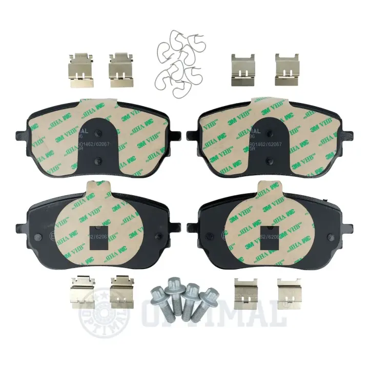 Передні тормозні (гальмівні) колодки OPTIMAL BP-12896 (фото 1)