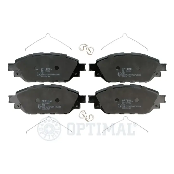 Передні тормозні (гальмівні) колодки OPTIMAL BP-12995 (фото 1)