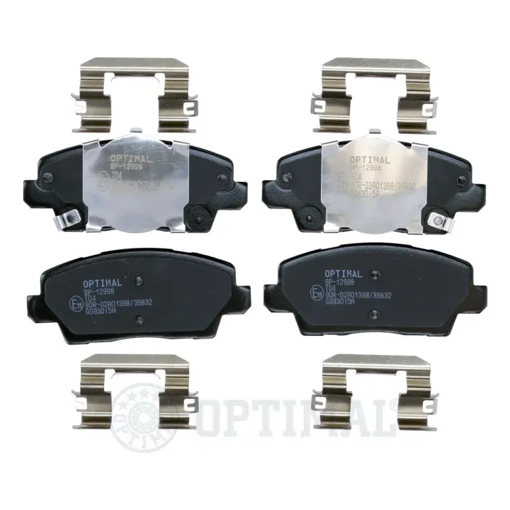 Передние тормозные колодки OPTIMAL BP12998