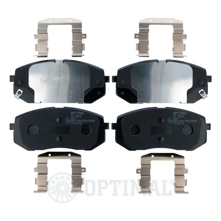 Передні тормозні (гальмівні) колодки OPTIMAL BP13023 (фото 1)
