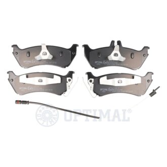 Задні тормозні (гальмівні) колодки optimal BP69811