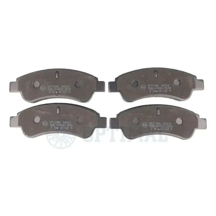 Передні тормозні (гальмівні) колодки OPTIMAL BP84010 (фото 1)