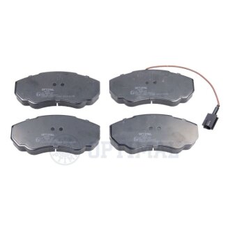 Передние тормозные колодки optimal BP96001 на Фиат Дукато 244