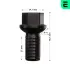 Болт колеса OPTIMAL OP-UWB10025-1 (фото 3)