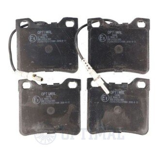 Задние тормозные колодки optimal 10096