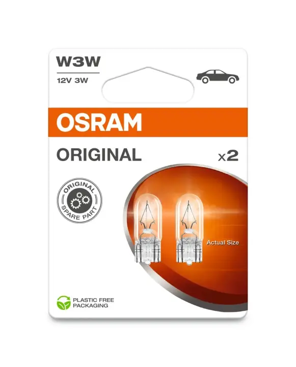 Лампа 2821-2BL 3W 12VW2.1X9.5D10XBLI23COS osram ""28212BL"