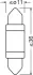 Комплект ламп (2шт.) 6418DWP-1BL 0,6W 12V SV8.5-8 5X1 2B osram 6418DWP1BL