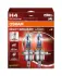 Лампа (Набір 2шт) H4 12В 60/55Вт P43T (EN) up to 150% greater brightness (EN) up to 150m light beam (EN) up to 20% whiter light Night Breaker Laser, Білий Osram 64193NL2HB (фото 1)