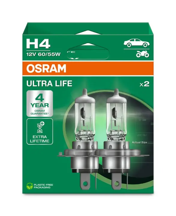 Автолампа галогенна Osram 64193ULT2HB (фото 1)