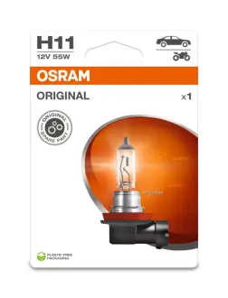 Лампа фарна H11 12V 55W PGJ19-2 ORIGINAL LINE (1 шт) blister eco-упаковка (вир-во OSRAM) Osram 642111BL