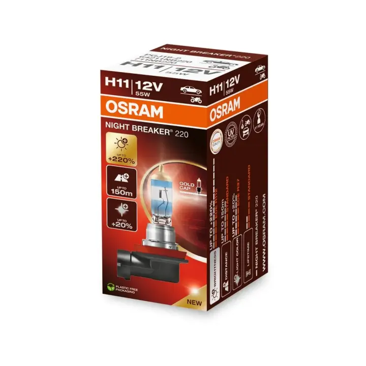 Автолампа галогенова 55W Osram 64211NB220 (фото 1)