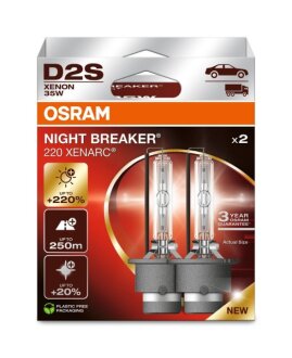 Лампа ксенонова D2S XENARC NIGHT BREAKER LASER Next Gen 35Вт, PK32d-2 (+220) компл. osram 66240XN22HB