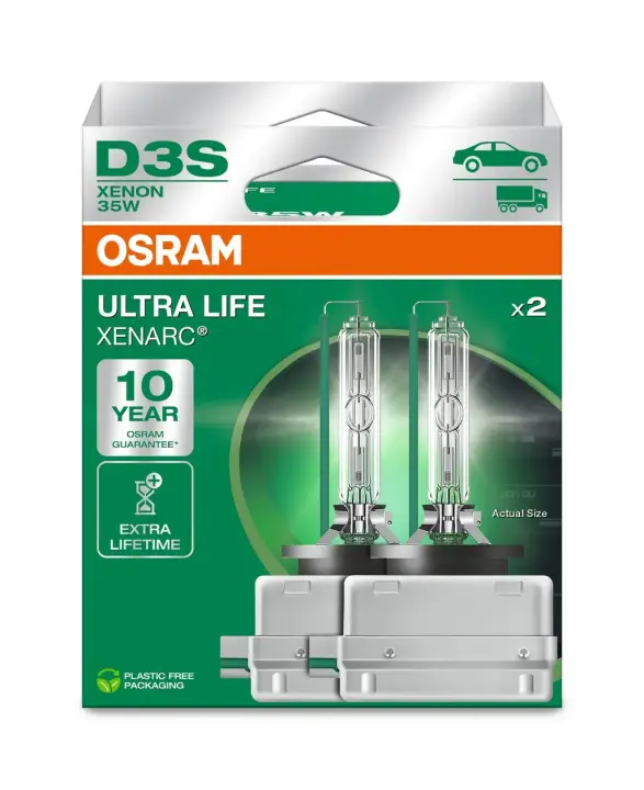 ЛАМПА D3S 42V 35W PK32d-5 DUO XENARC ULTRA LIFE osram 66340ULT2HB