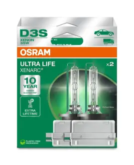 ЛАМПА D3S 42V 35W PK32d-5 DUO XENARC ULTRA LIFE Osram 66340ULT2HB