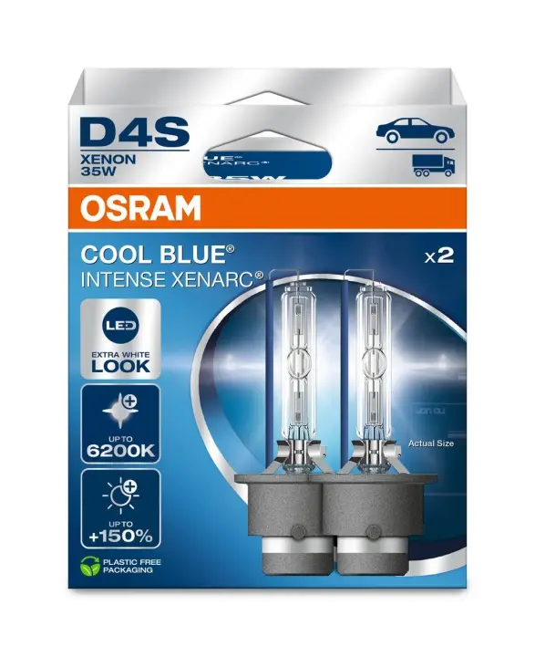 Лампа ксенонова (35W D4S 5000K) к/т 2 шт osram 66440CBN2HB