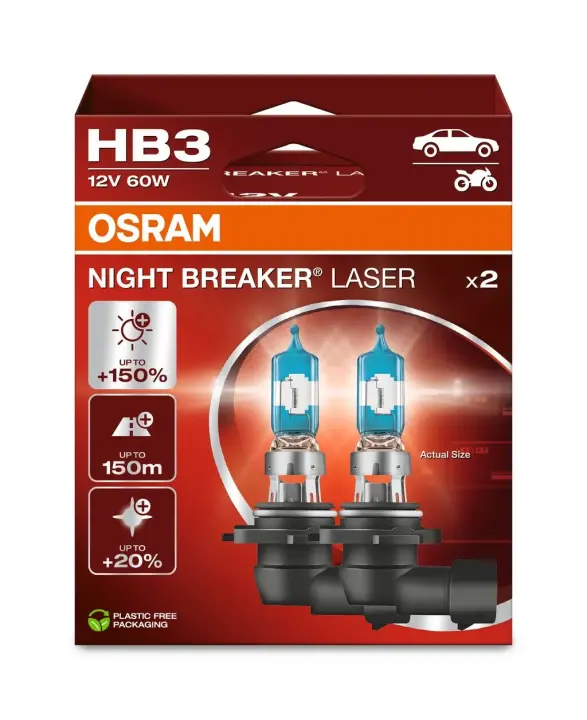 Автолампа допоміжного світла osram 9005NL2HB