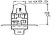 Автолампа галогенова 70W osram 64155TSP-HCB