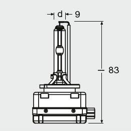 Автолампа ксенонова osram 66140ULT