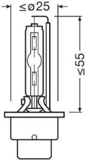 Автолампа ксенонова osram 66240ULT-HCB на Мерседес R-Class w251