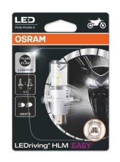 Автолампа LEDriving (H4/H19 19W 12V 6500К P43T) osram 64193DWESY-01B