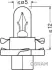 Автолампа (1,12W 12V) osram 2473MFX6