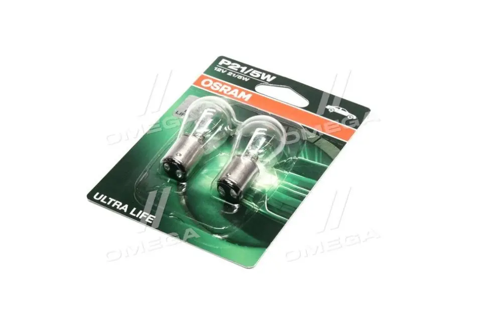 Автолампа (12V P21/5W) osram 7528ULT02B
