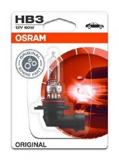 Автолампа (HB3 12V 60W) osram 9005-01B на Хонда Инсайт