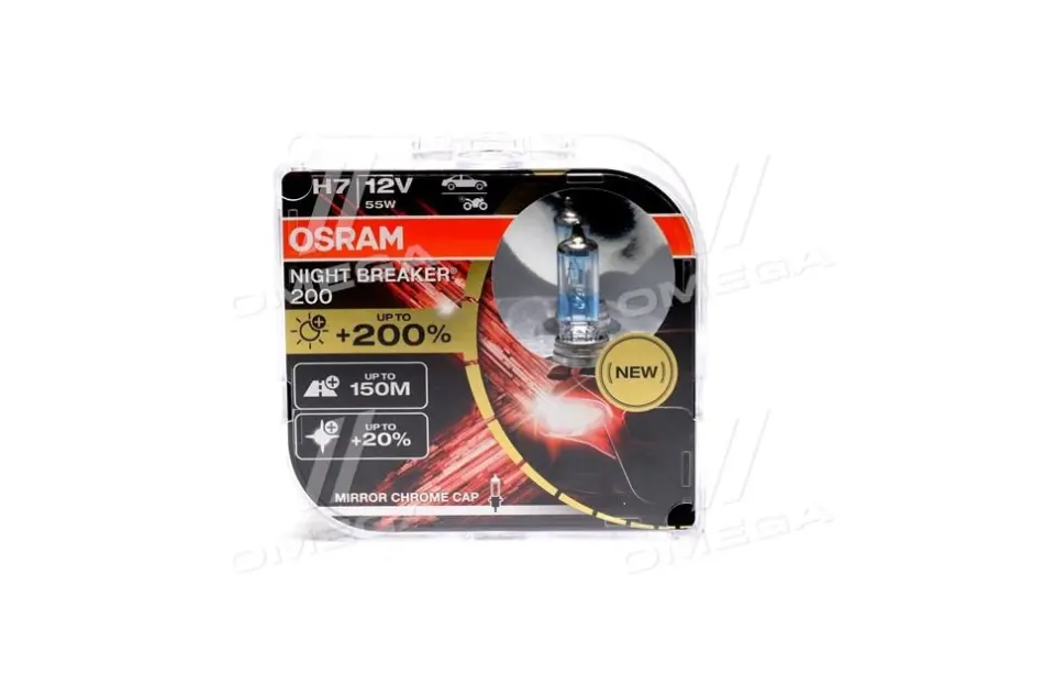 Автолампа Night Breaker 200(H7 12V 55W) osram 64210NB200HCB