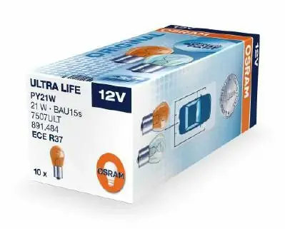 Автолампа PY21W osram 7507ULT
