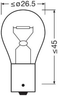 Автолампа PY21W osram 7507ULT на Фольксваген Транспортер т4