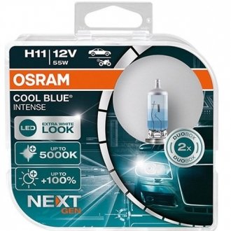 (к/т 2 шт) Автолампа (H11 12V 55W) osram 64211CBNHCB на Рено Kadjar