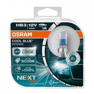 (к/т 2 шт) Автолампа (HB3 12V 60W P20D) osram 9005CBNHCB на Рено Cимбол