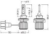 Комплект ламп (2шт.) LED H13 15/10W 12V P26.4t 6000К osram ""9008DWBRT2HFB"