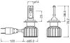 Комплект ламп (2шт.) LED H7 19W 12V PX26D 6000К osram ""64210DWBRT2HFB"