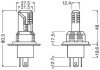 Комплект ламп LED H4/H19 12V 27/23W LEDriving HL Easy 6000K/1400lm osram 64193DWESY-HCB