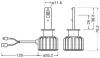 Комплект світлодіодних автоламп Osram 64150DWBRT2HFB (фото 3)