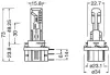 Комплект світлодіодних автоламп Osram 64176DWESY-HCB (фото 3)