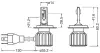 Комплект світлодіодних автоламп osram 64193DWBRT-2HFB