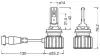 Комплект світлодіодних автоламп osram 9006DWBRT2HFB
